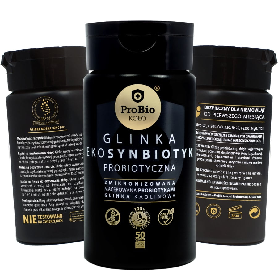 Probiotyk isynbiotyk glinka do ciała